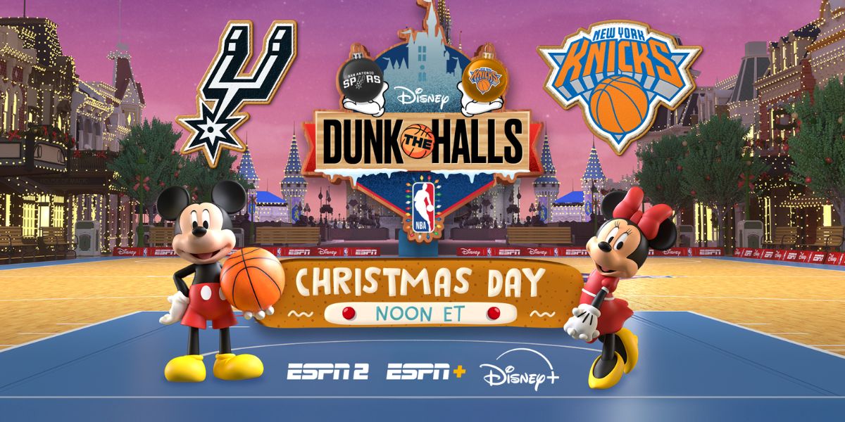 CHRISTMAS DAY NBA Game Airs With DISNEY CHARACTERS And AUGMENTED GRAPHICS in Special ‘Dunk the Halls’ Broadcast