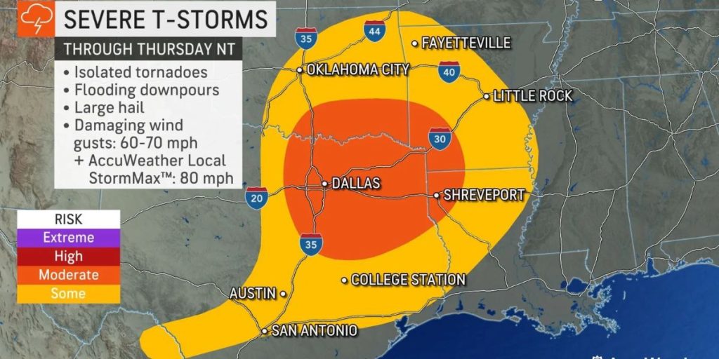 Cold Air and Severe Weather Threaten Oklahoma, Arkansas, and Texas This Weekend