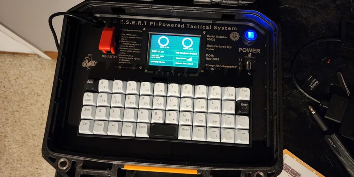 _D.E.S.E.R.T Pi-powered Tactical System Media-grizzly's Innovative SDR and Drone Jammer