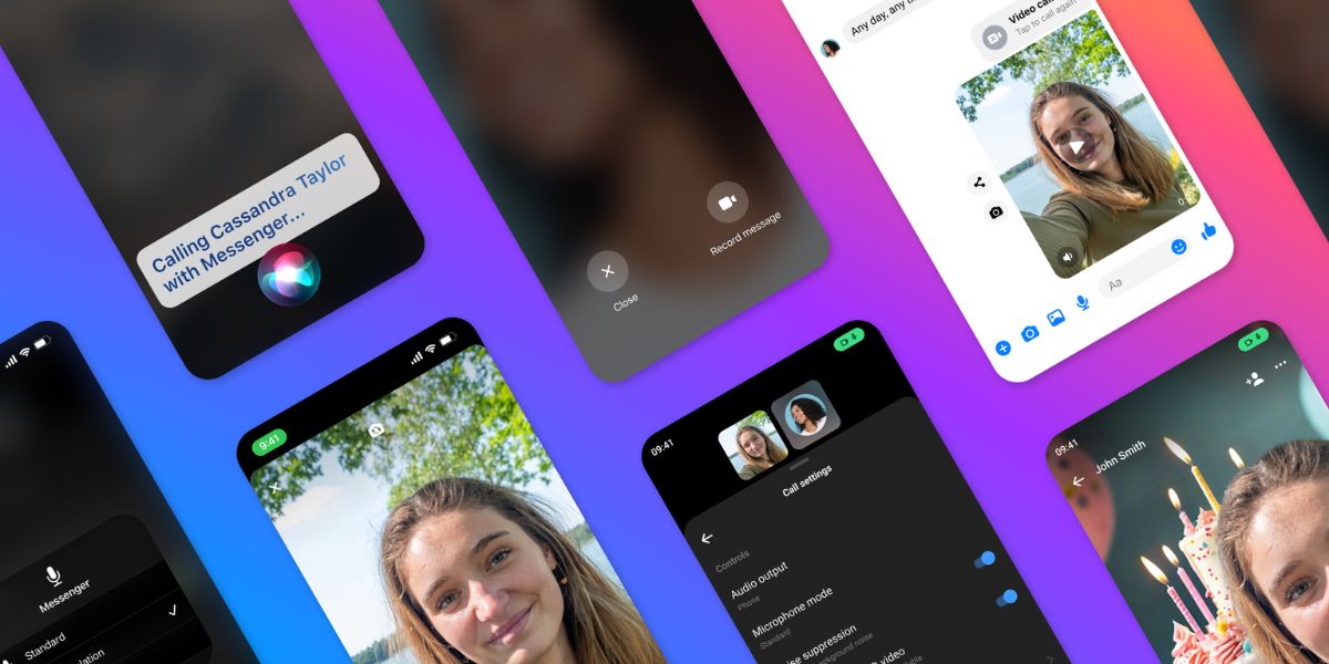 META MESSENGER ROLLS OUT UPDATES HD Video, AI Background Effects, Noise Suppression, and Siri Support for Effortless Calling