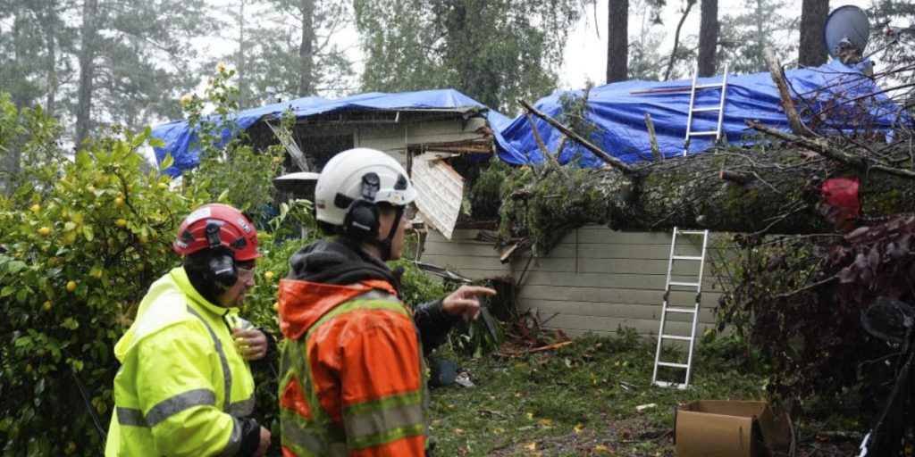 STORM WATCH Heavy Rain, Mountain Snow, and 98 Mph Winds Slam Northern California and Oregon