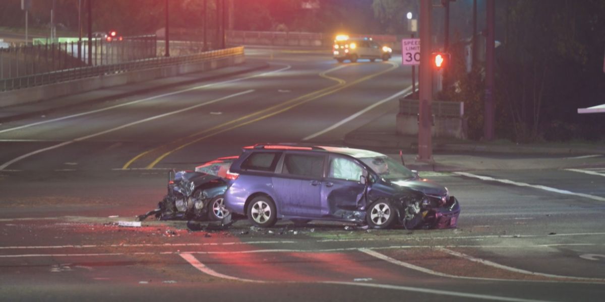 Two Killed, One Seriously Injured in Two-vehicle Crash on Southwest Portland Roads