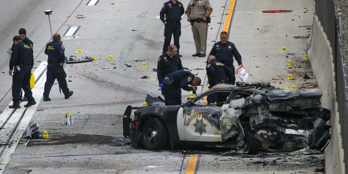 Los Angeles County Deputy Injured in Crash on 105 Freeway Near Downey, Condition Uncertain