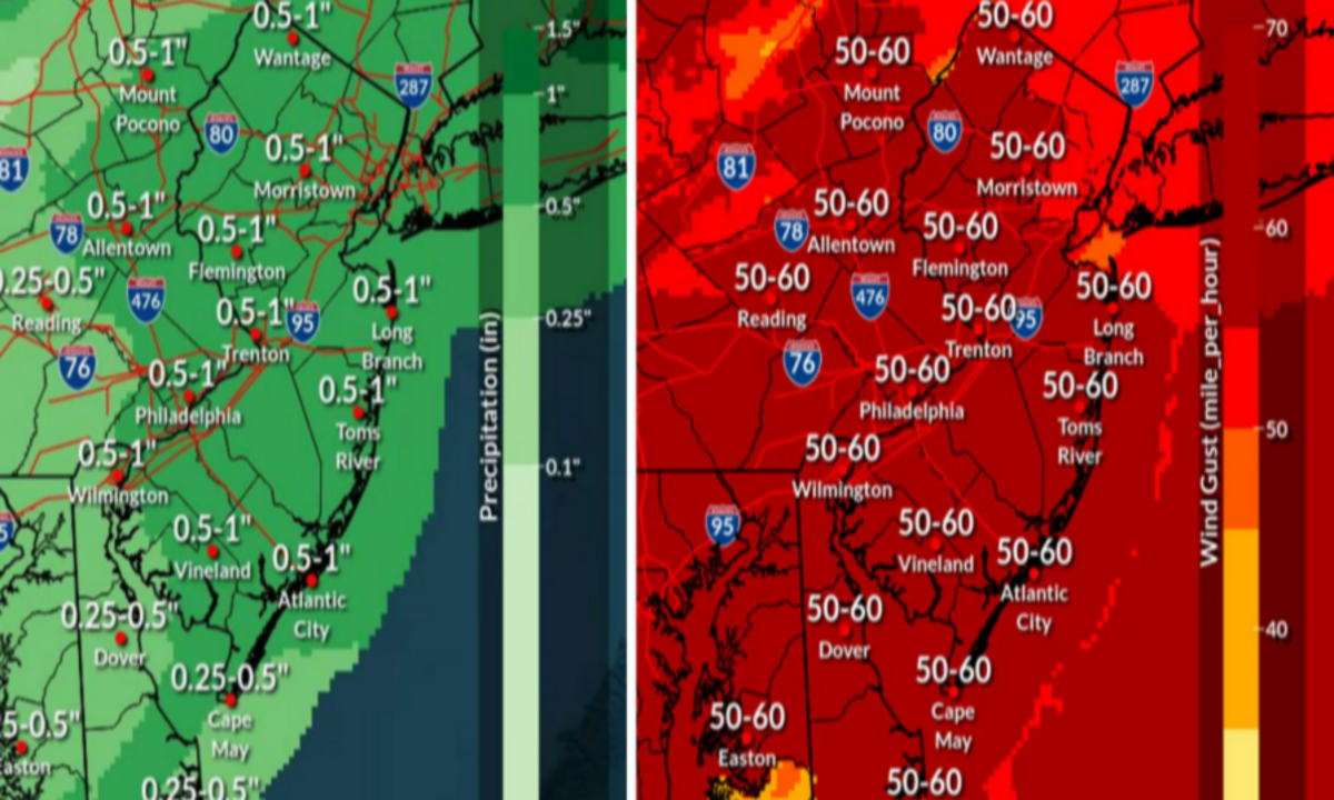 High Winds Disrupt Travel and Power in New Jersey: Latest Updates and Safety Advice