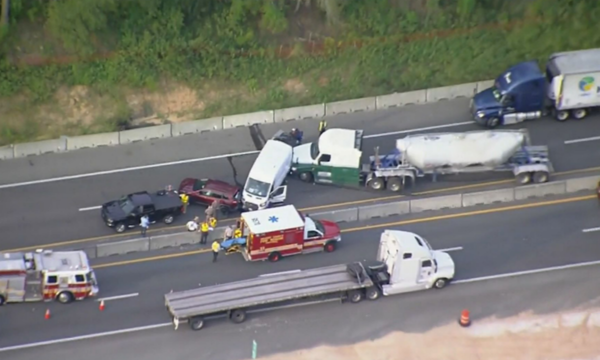 Seven-vehicle crash on Florida Turnpike near Clermont injures several