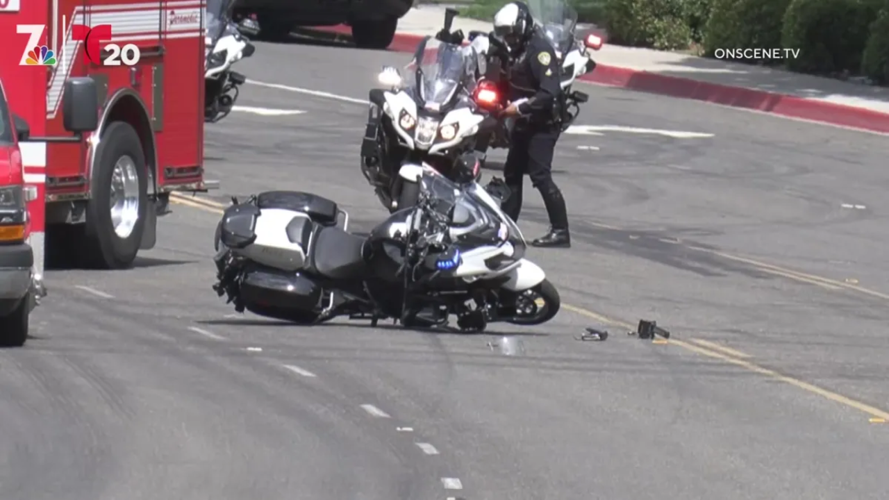 Police Report That A Man Deliberately Struck A Motorcyclist With His Sedan